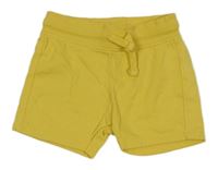 Žlté teplákové kraťasy HEMA