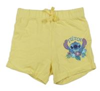 Žlté kraťasy so Stitchem