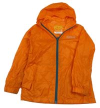 Tmavooranžová šusťáková nepromokavá funkční bunda s kapucí REGATTA