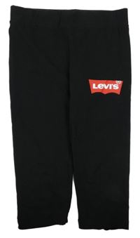 Černé capri legíny s logem Levi´s
