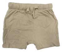 Béžové bavlnené kraťasy H&M