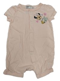 Světlerůžový letní overal s Minnie a Daisy H&M