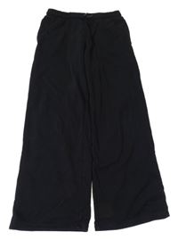 Čierne wide leg tepláky H&M