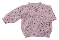 Svetloružová šušťáková jesenná bunda s Kitty H&M