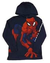 Tmavomodré mikinotriko se Spider-manem a kapucí zn Next 