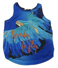 Zafírový top s arou H&M