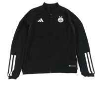 Černá fotbalová propínací funkční mikina - Aberdeen FC Adidas