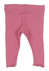Ružové rebrované legíny Primark