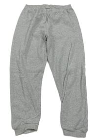 Šedé melírované sametové pyžamové kalhoty Lupilu