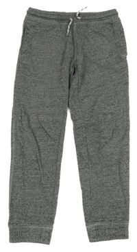 Tmavošedé melírované tepláky C&A