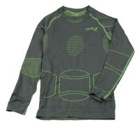 Tmavosivé thermo tričko C&A