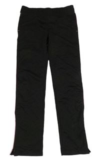 Čierne tepláky s pruhmi H&M