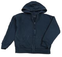 Tmavomodrá prepínaci mikina s kapucňou Primark