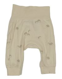 Béžové ľahké tepláky s ježkami H&M