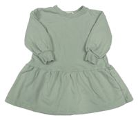Svetlozelené teplákové šaty H&M