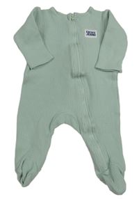 Světlezelený žebrovaný overal DKNY