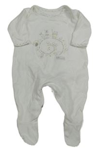 Biely overal s obrázkom Mothercare