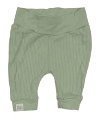 Svetlozelené rebrované ľahké tepláky Ergee