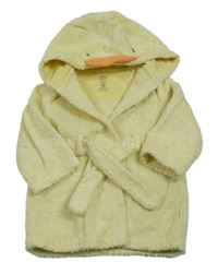 Žlutý froté župan s kapucí - kachnička F&F