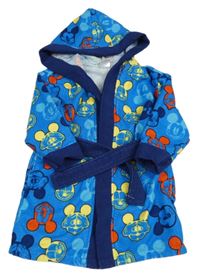 Modrý župan s Mickeym a kapucí Disney