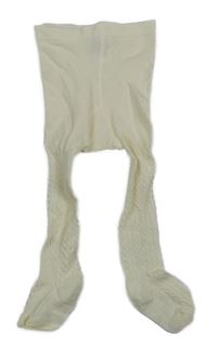 Smotanové vzorované pančuchy H&M