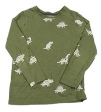 Khaki triko s dinosaury George