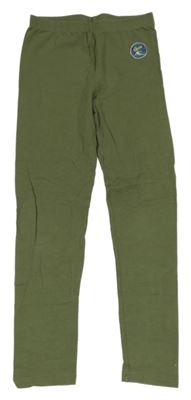 Tmavozelené legíny s potlačou Pocopiano