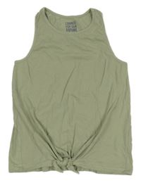 Khaki top s uzlom