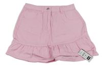 Růžová riflová sukně Dunnes Stores 