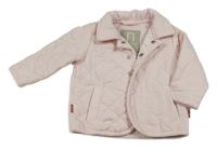 Světlerůžová prošívaná šusťáková jarní bunda Name it