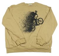 Piesková á mikina s cyklistou H&M