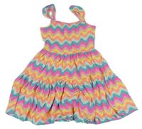 Farebné pruhované šaty Dunnes Stores