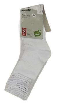 Nové - 5x Bílé dlouhé ponožky Pepperts