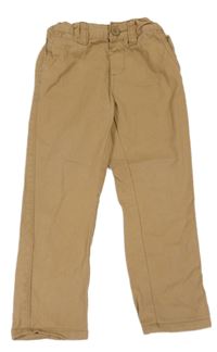 Okrové plátenné chino nohavice Denim Co.
