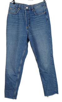 Dámské světlemodré mom rifle H&M