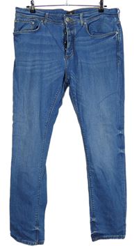 Pánské světlemodré rifle River Island vel. 36/32