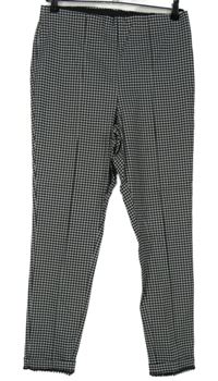 Dámske čierno-biele vzorované tregíny zn. F&F