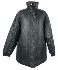 Dámská černá šusťáková zimní bunda Mode Mille