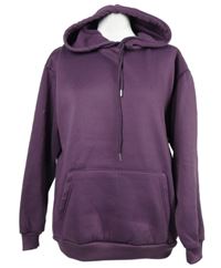 Dámská fialová mikina s kapucí Shein 
