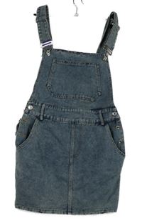 Dámske svetlomodré rifľové na traké šaty