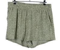 Dámské khaki-bílé vzorované volné kraťasy zn Primark 