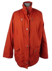 Dámská červená šusťáková jarní bunda 