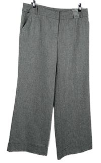 Nové - Dámské šedé společenské kalhoty Atmosphere 