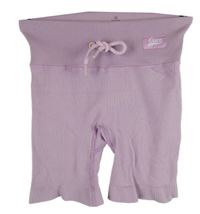 Dámské světlerůžové žebrované elastické kraťasy Oace 