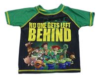 Čierno-zelené UV tričko s Toy Story Disney