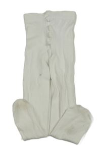 Bílé punčocháče H&M
