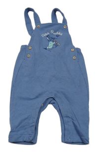 Modré laclové tepláky s králíčkem M&S