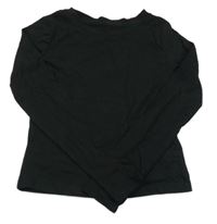 Čierne crop tričko H&M