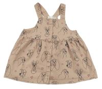 Svetloružové rifľové šaty s Lady&Trump H&M