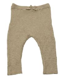 Béžové pletené legíny Zara